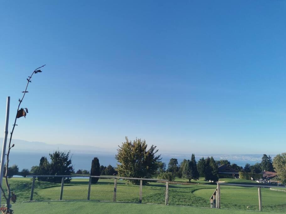 Appartement Vue Sur Le Golf Et Le Lac Leman Publier Zewnętrze zdjęcie